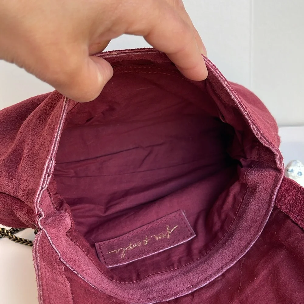 Free People Slouchy Leather Shoulder Bag